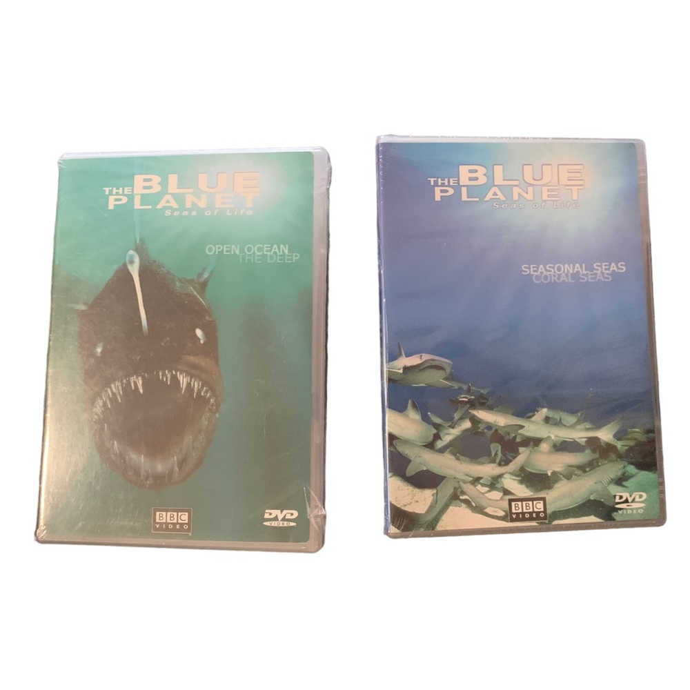 NWT Blue Planet Open Ocean & Seasonal Seas DVD Collection Set Sealed